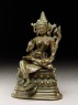 Seated figure of a female deity, probably Tara (side)