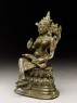 Seated figure of a female deity, probably Tara (side)