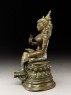 Seated figure of a female deity, probably Tara (side)