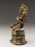 Seated figure of a female deity (side)