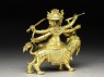 Figure of Dam can Dorje legs pa on a lion (back)