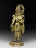 Standing figure of a female deity (side)