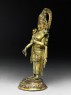 Standing figure of a female deity (side)
