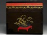 Picnic set box depicting the seven gods of good fortune (side)