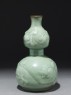 Greenware vase in double-gourd form (side)