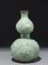 Greenware vase in double-gourd form (side)