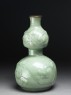 Greenware vase in double-gourd form (side)
