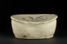 Cizhou ware pillow with leaf decoration (side)