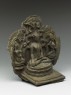 Figure of the Buddha with female attendants (side)