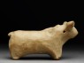 Terracotta figure of a bull or ox (side)