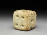 Terracotta dice (oblique)