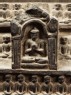 Votive stupa (detail, bottom part)