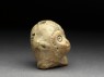 Terracotta head of a monkey (oblique)