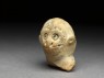 Terracotta head of a monkey (oblique)