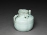 White ware ewer with lugs (oblique)