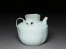 White ware ewer with lugs (oblique)