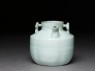 White ware ewer with lugs (oblique)