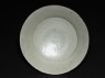 White ware dish with lotus decoration (top)