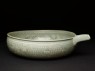 Bowl with flying birds and a seascape (oblique)