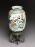 Lantern with figures in a garden (oblique)