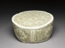 Cizhou type pillow with peony decoration (oblique)