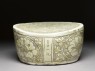 Cizhou type pillow with peony decoration (oblique)