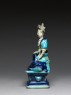 Fahua ware figure of a bodhisattva (side)