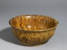 Bowl with marbled decoration (oblique)