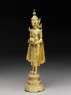 Figure of the Crowned Buddha with alms-bowl (side)