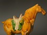 Earthenware horse with saddle (detail)
