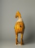 Earthenware horse with saddle (side)