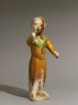 Earthenware figure of a groom (oblique)