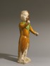 Earthenware figure of a groom (oblique)