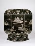 Octagonal box with landscape (side)
