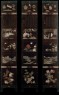 Coromandel screen with Chinese palace scene (back, 3 panels)