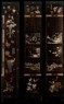 Coromandel screen with Chinese palace scene (back, 3 panels)