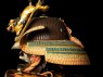 Helmet from a samurai’s ceremonial suit of armour (side)