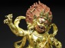 Standing figure of Vajrapani (detail, head)