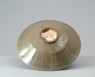 Greenware dish with peony decoration (bottom)