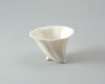 Dehua ware cup in the form of a flower (oblique)