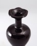 Black ware vase with foliated rim (oblique)