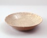 Ge ware dish with foliated rim (oblique)