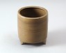 Greenware tripod incense burner with ruyi decoration (oblique)