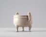 White ware tripod incense burner (oblique)