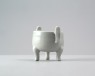 White ware tripod incense burner (oblique)