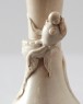 Zhangzhou type white ware vase with dragon (oblique)