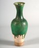 Bottle with green glaze (oblique)