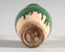 Bottle with green glaze (oblique)