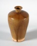 Black ware meiping, or plum blossom, vase (oblique)