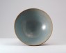 Bowl with blue glaze (oblique)